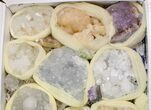 Mixed Indian Mineral & Crystal Flat - Pieces #138529-2